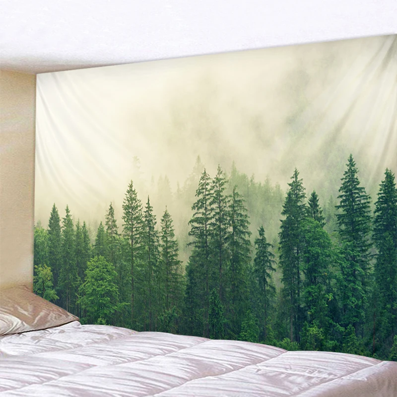 

Primitive Forest Treetop Printed Large Wall Tapestry Cheap Hippie Wall Hanging Bohemian Wall Tapestries Mandala Wall Art Decor