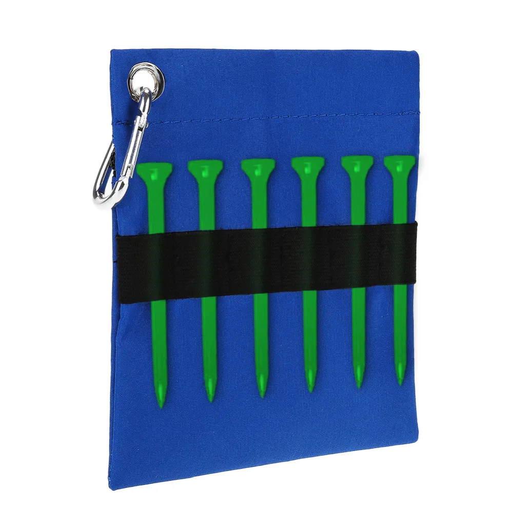 Zippered Golf Tee Bag Holder Golf Tee handbag Nylon Pouch With