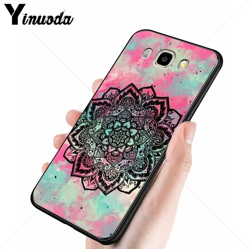 blue gold Mandala flower dream castcher