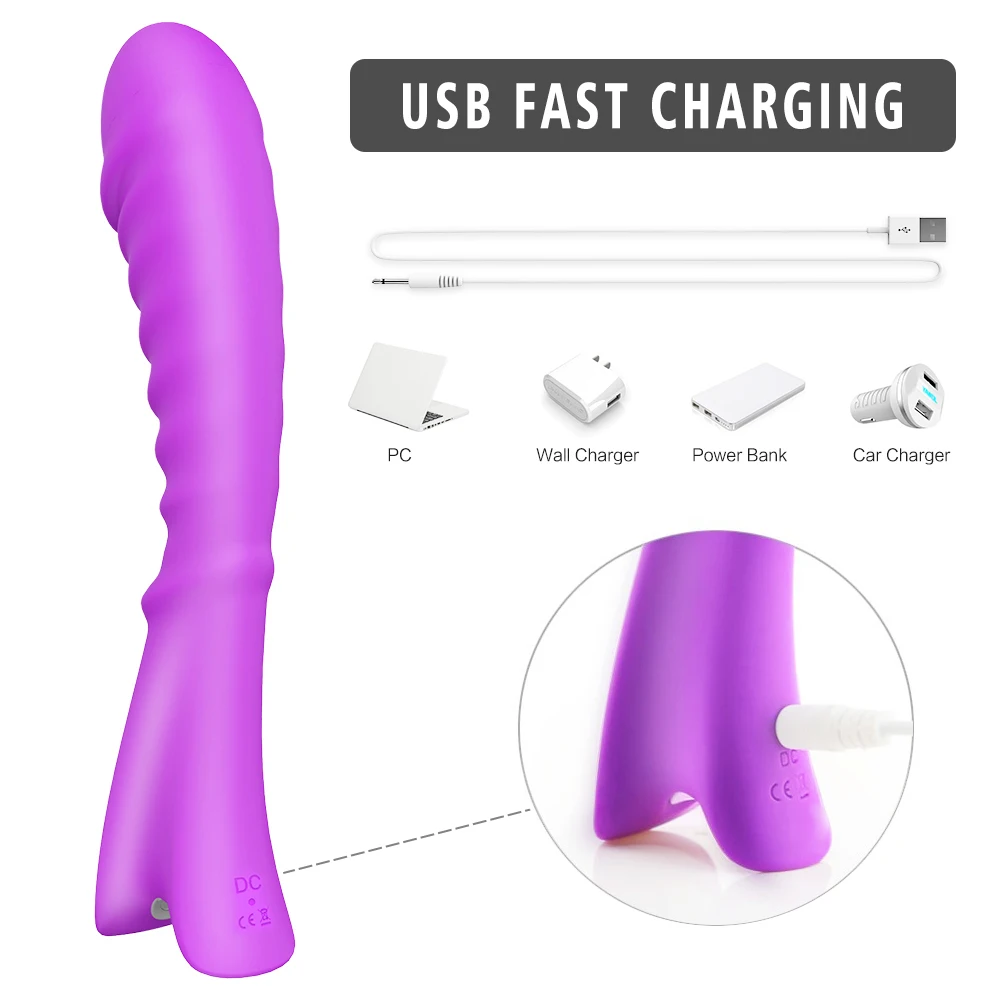 PHANXY Vibrators For Women Dildo G Spot Magic Wand Vibrator Vagina Clitoris Female Massager Masturbation Electric Motor Sex Toys (8)