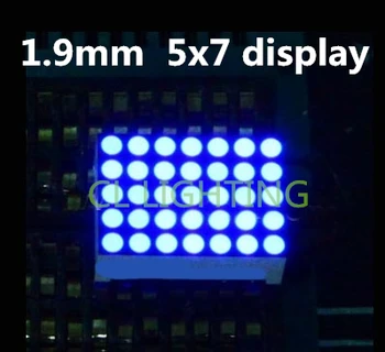 

1.9MM 5X7 led display BLUE Common anode LED Dot Matrix Digital Tube Module 5*7 digital tube