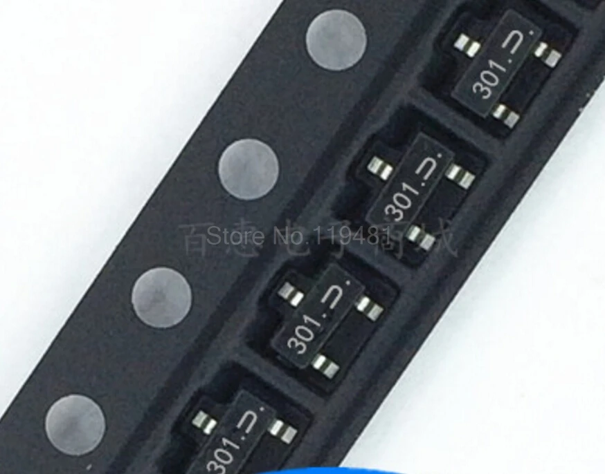 

FDV301 SOT23 Trans MOSFET N-CH 25V 0.5A 3-Pin SOT-23 FDV301N