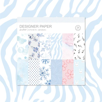

Lovedoki Original Christmas Snowflake Scrapbook Paper Planner Decorative Sticker Papers Scrapbooking Diy Accessories Stationery