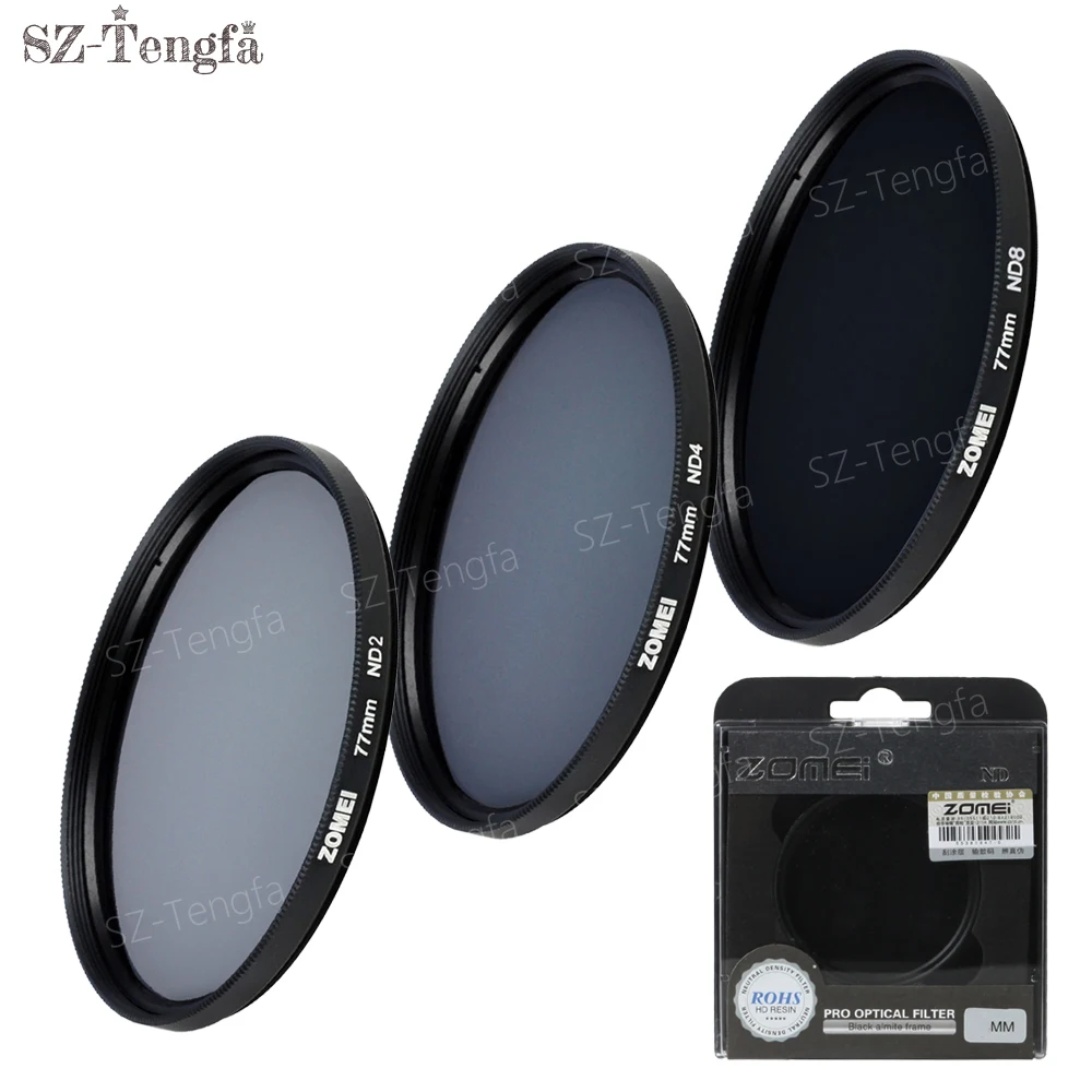 

ZOMEI Neutral Density Filter ND2 ND Filter 52mm 55mm 58mm 62mm 67mm 72mm 77mm 82mm for Canon Nikon sony lens