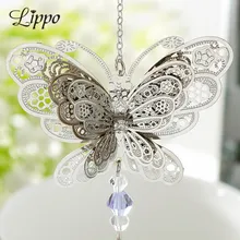 10 stücke Filigrane 3D Schmetterling Charme Messing Anhänger Stecker Verzierungen Scheibe Schmuck Erkenntnisse Machen Up DIY Zubehör Teile