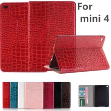Модный флип-чехол из крокодиловой кожи с подставкой и отделением для карт, чехол для apple iPad Mini4, Роскошный чехол для iPad Mini 5, чехол для планшета