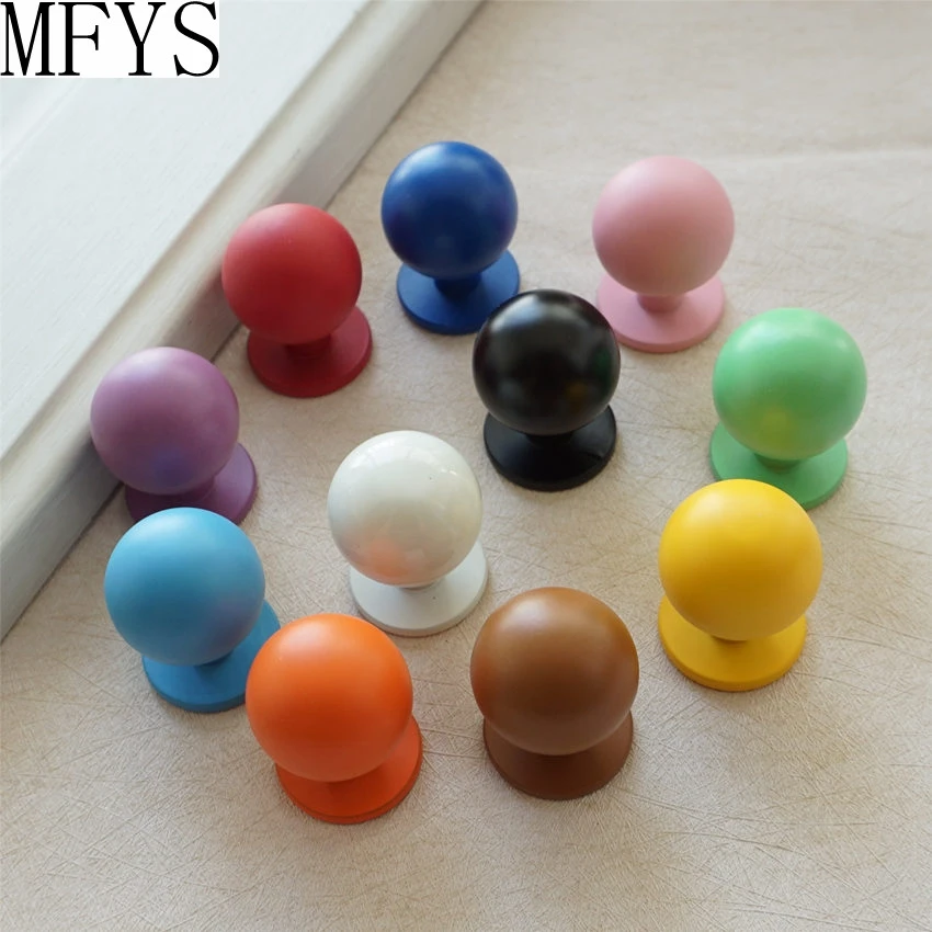 

Colorful Knob Handle Dresser Knobs Drawer Knobs Pulls Kids Children Cabinet Knob Handles Kitchen Door Pull Pink White Blue Red