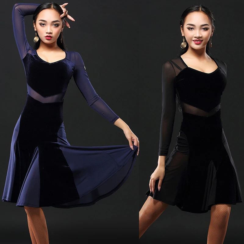 Ballroom Womens Competition Modern dress Latin Rumba Paso Doble