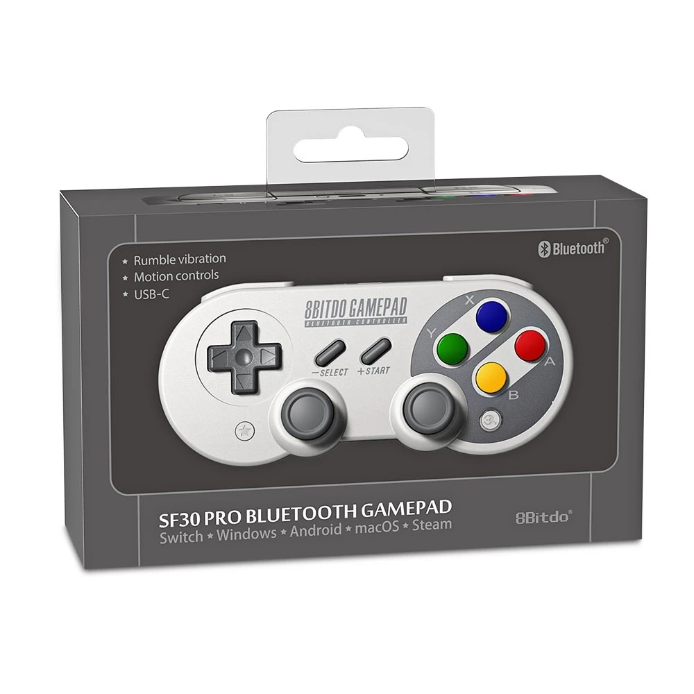 Официальный 8bitdo SF30 Pro Беспроводной Bluetooth геймпад с джойстиком для Windows, Android macOS nintendo переключатель Паровая баня