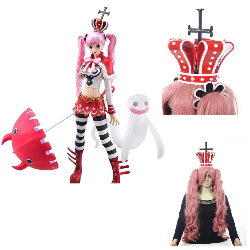 Anime cosplay Perona Halloween Cosplay Crown Ghost Princess | Тематическая одежда и униформа