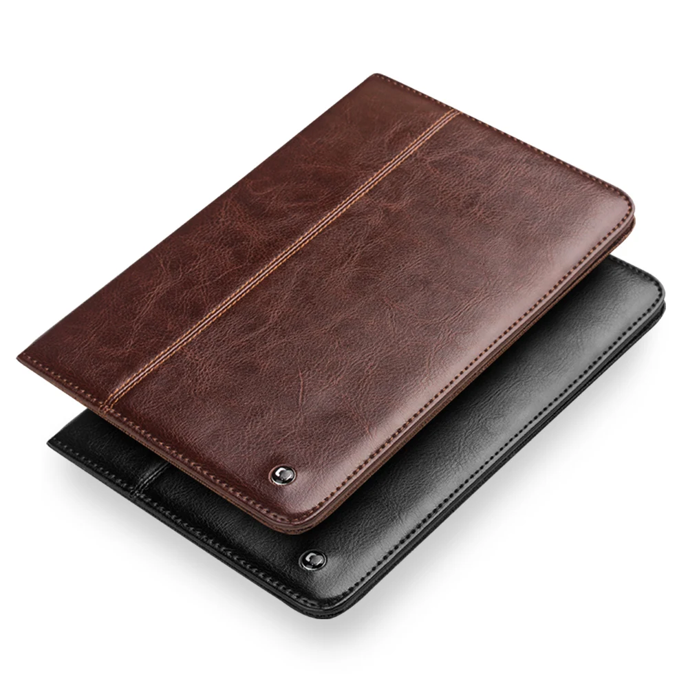 

QIALINO luxury smart stand flip cover case for iPad mini 4 ,wake up & sleep function,Genuine leather