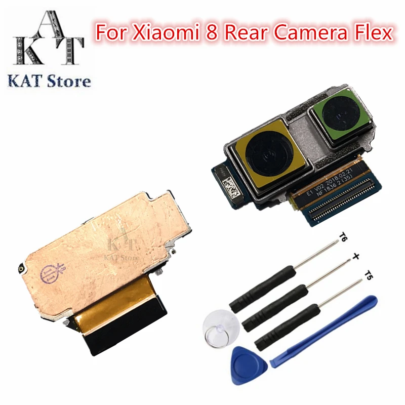 1 шт. основная задняя камера для Xiao mi 8 mi 8 Lite mi 8 mi 8 Lite модуль большой камеры гибкий кабель лента запасные части