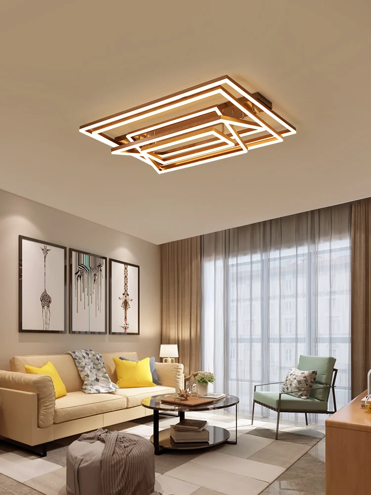 

LOFAHS Luminaire Modern Led Ceiling Lights For Living Room Study Room Bedroom Home Ceiling Lamp dimming