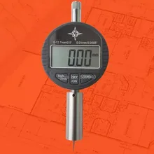 Цифровой индикатор глубины электронный измеритель глубины 0-12,7 мм 0,01 мм