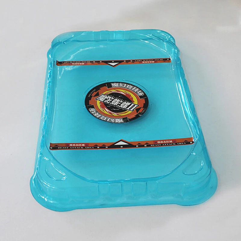 Big Bey Stadium Attack Battle Top Plate Combat Arena Black Blue J1 Kids забавная игрушка 36*23 см|Волчки| |