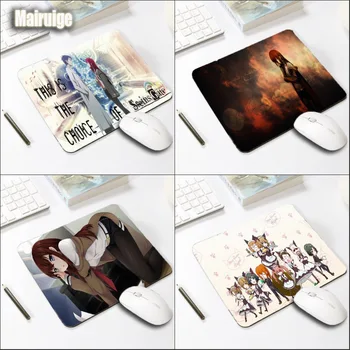 

Mairuige Popular Japan Anime Steins Gate Makise Kurisu Labmen Okabe Rintarou Mousepads As Small Mouse Mat Pad Comupter Mat