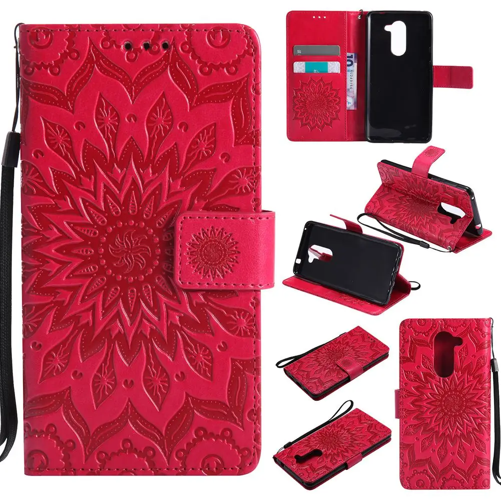 

MuTouNiao Red Leather Flip Case Cover For Huawei Honor Enjoy 4C 5 5C 5X 6 6A 6C 6X 7 7A 7C 7i 7X 7S 8 9 10 V10 Lite Case