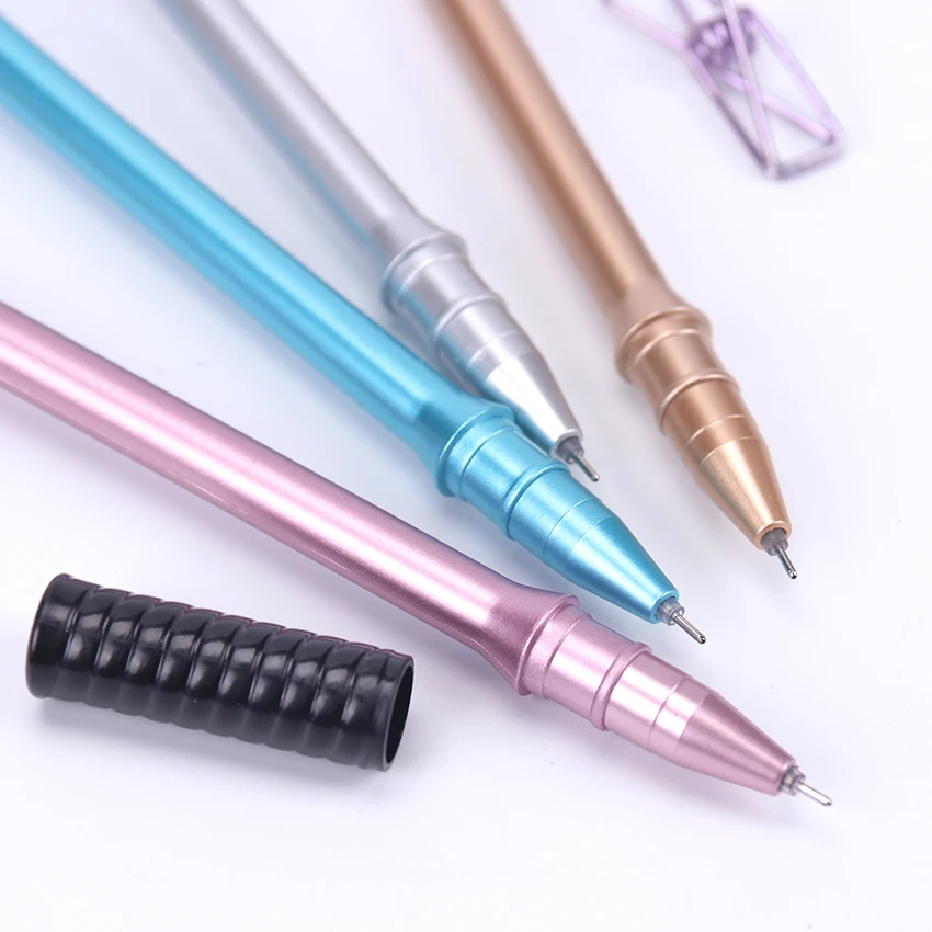 1PC Creative Simulation Badminton Racket Pen 0.5mm Creative Neutral Signature Pen Student Office School Stationery