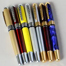 Перьевая ручка Средний наконечник JINHAO 250 черный и золотой 12 видов