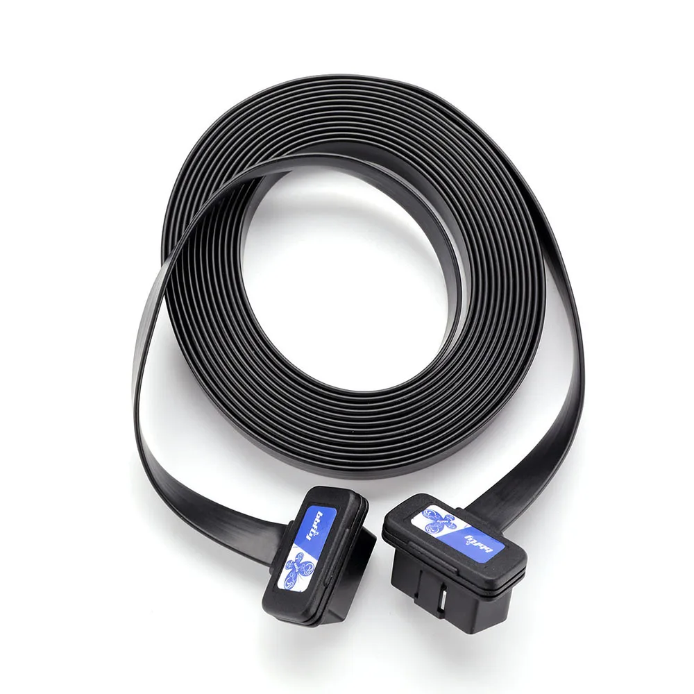 

bbfly-A13 OBD II OBD2 Splitter Extension 16Pin Extension Cable Adapter (17FT/500CM)