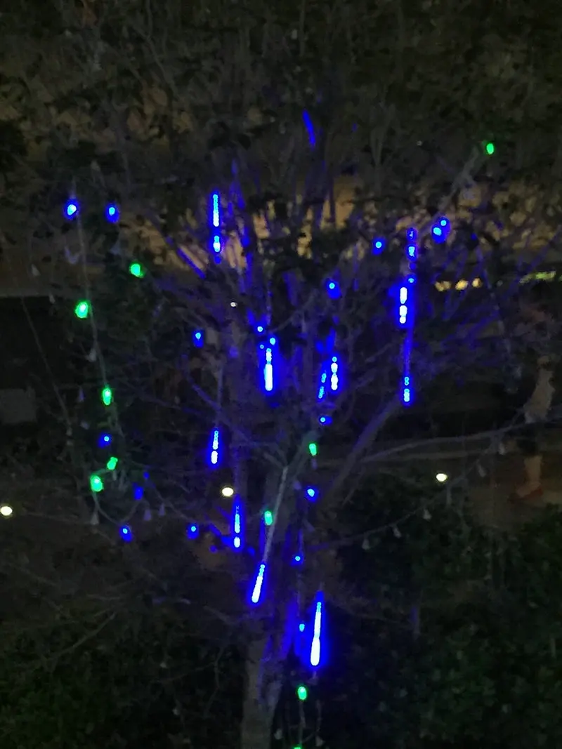 20 см 80 светодиодный Метеоритный Дождь трубка на троссе свет снегопад лампа садовое дерево освещение Декор Рождество/Рождество 8 трубок DIP СВЕТОДИОДНЫЙ
