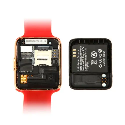 GW08 1 54 &quotBluetooth Smart наручные часы телефон Коврики TF и SIM для IOS Android|Комплекты умного