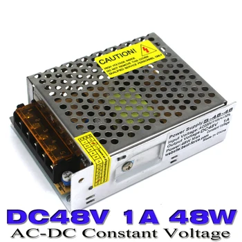 

single output DC48V 1A 48W indoor switching power supply for RGB Strip AC100-240V LED driver to fonte DC48V SMPS CCTV 10PCS