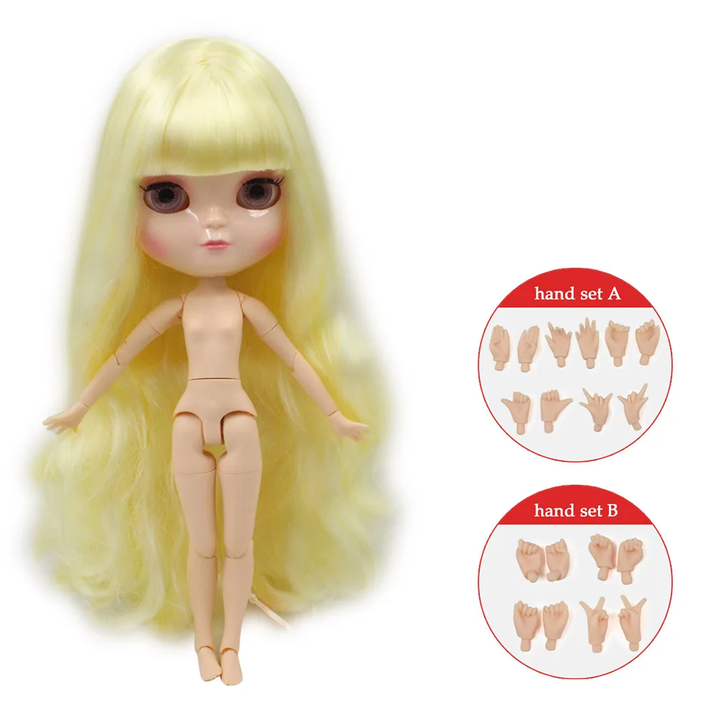 Обнаженная ледяная кукла DBS с набором рук A и B подходит для макияжа и платья для нее в специальное предложение фабрика Blyth