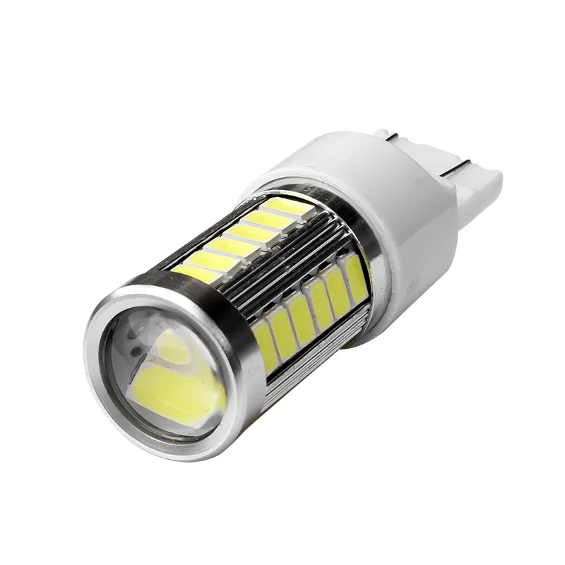 1 шт. T20 7443 W21/5 Вт 33 SMD 5730 светодиодный автомобильный сигнал поворота Противотуманные фары 33SMD 5630 Светодиодный двигатель стоп-сигналы лампы Белый Красный orange Янтарный 12V