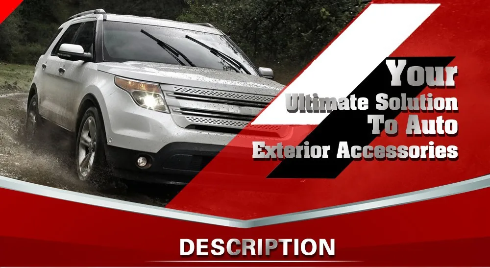 2011 2012 4D Door Handle Cover No PSKH For Ford Explorer Sport Trac ABS Plating Handle Decoration and Protection