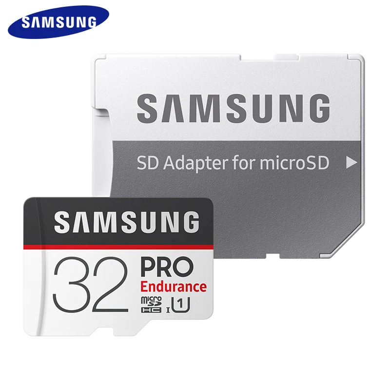 Карта памяти Micro sd SAMSUNG карта Pro на выносливость 32 ГБ 64 128 класс 10 SDHC SDXC с адаптером