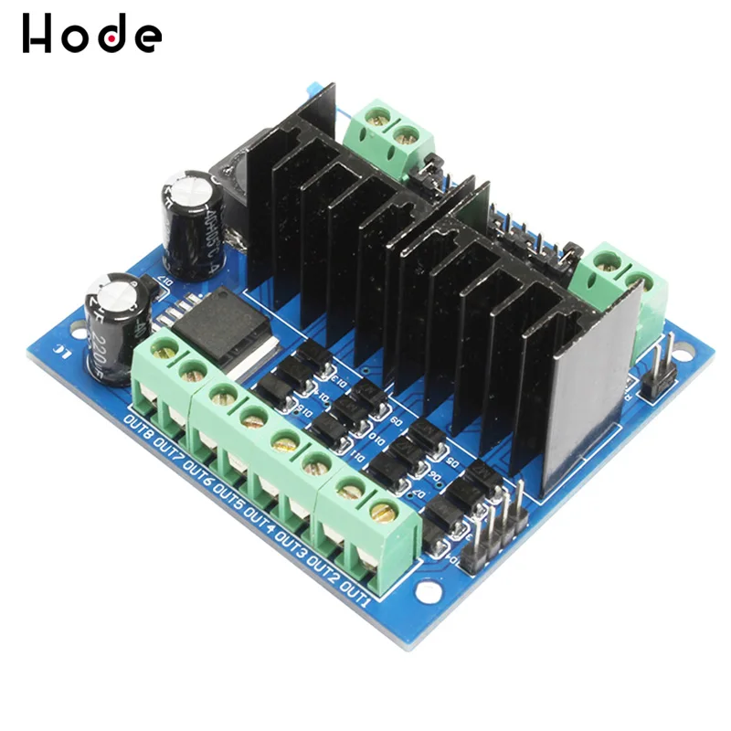 Модуль привода двигателя L298N четырехходовой привод двигателя постоянного тока умный автомобильный модуль привода двигателя с чипом LM2596