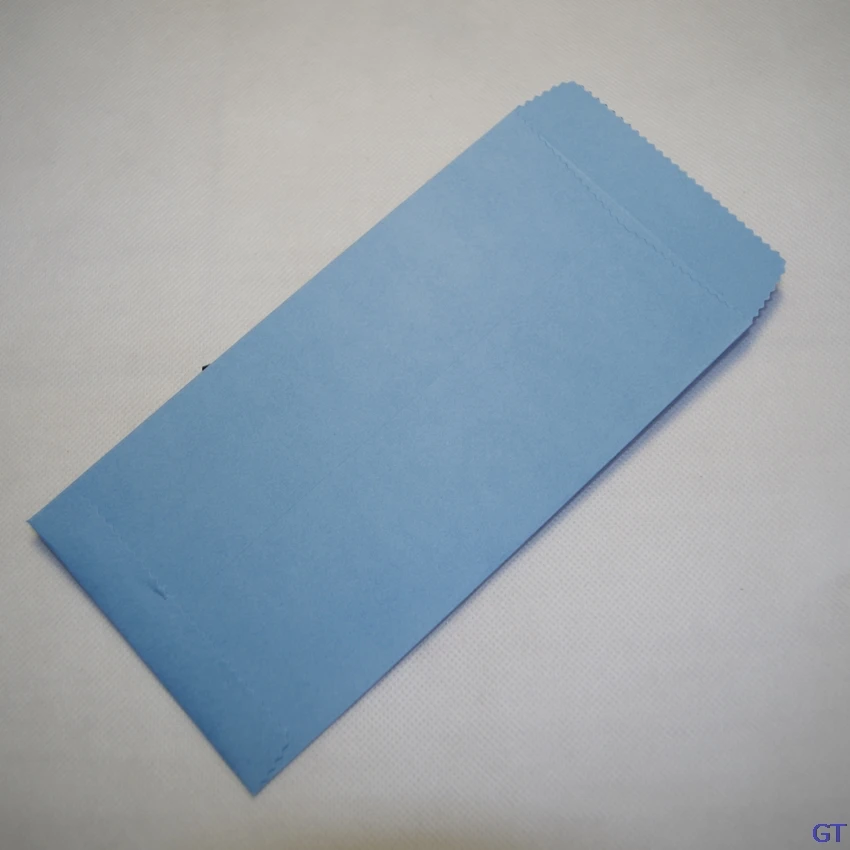 Почтовые открытки 100 шт/17x8,5 см красочные мини-конверт из крафт-бумаги Универсальный Стандартный в китайском стиле ретро "сделай сам" для наличных/карты/буквы/подарки - Цвет: skyblue