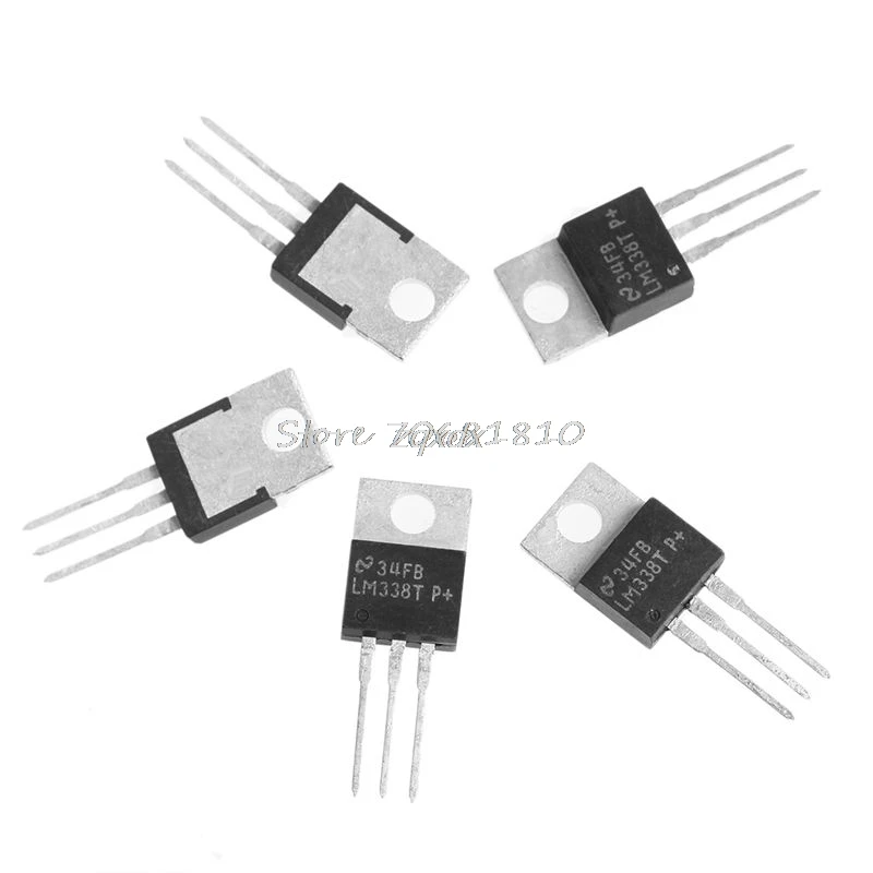 5 шт. LM338T LM338 TO 220 IC высокотоковый Регулируемый интегрированный регулятор