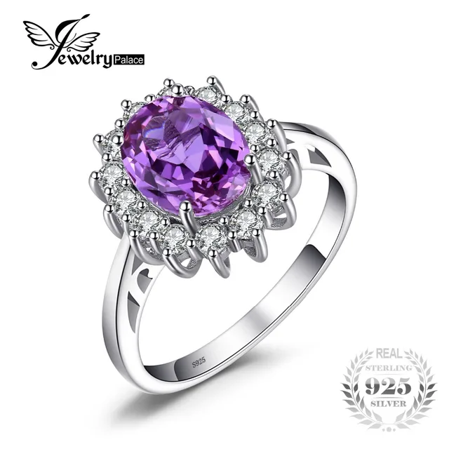 jewelrypalace princess diana 322 ct created alexandrite sapphire wedding rings for women 925 sterling silver brand - Alexandrite Wedding Ring jewelrypalace princess diana 322 ct created alexandrite sapphire wedding rings for women 925 sterling silver brand - Alexandrite Wedding Ring