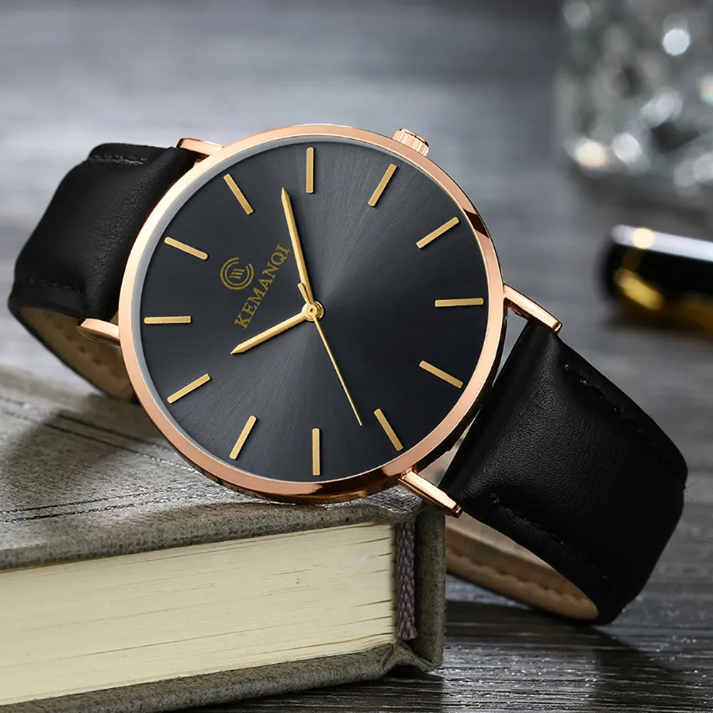 Новые Коричневые деловые мужские часы из искусственной кожи, роскошные часы Relogio, подарок для дропшиппинга, мужские часы Relogio Masculino