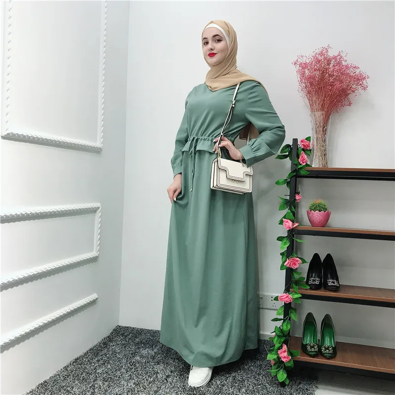 Vestidos Compridos Рамадан кафтан абайя, арабское мусульманское платье кафтан Elbise хиджаб Eid платья Катара халат Femme Musulman
