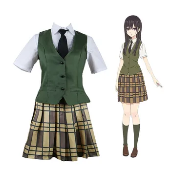 

Citrus Aihara Yuzu Cosplay Costume Aihara Mei Japanese Anime Uniform Suit Outfit Clothes full set wig for women party dress