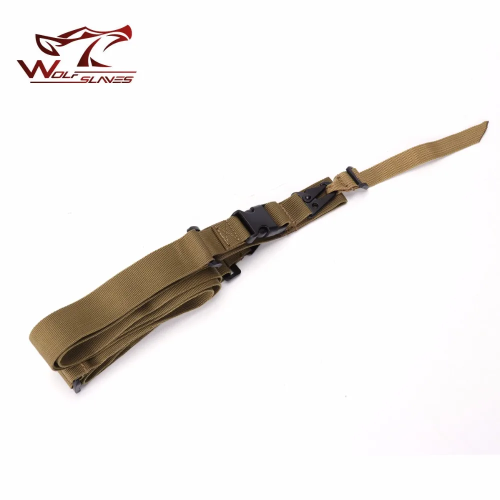 Tactical 3/three Point Rifle Sling Adjustable Bungee Sling Swivels