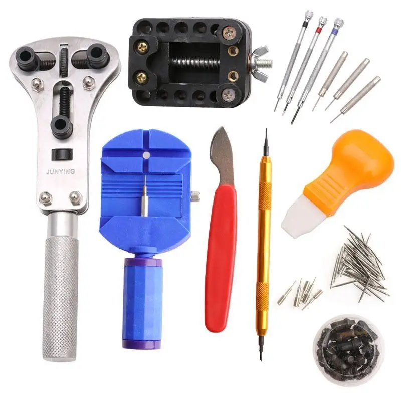 

144pcs Watch Repair Tool Kit Watch Tools Set Watchmaking Tools Plunger Puller Spring Bar Repair Tools Watch Repair