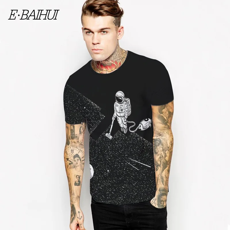 E-BAIHUI 2019 new fashion t shirt Man clothing summer Swag T-shirts Casual Brand male T-Shirts fashion mens tops tees NA-1