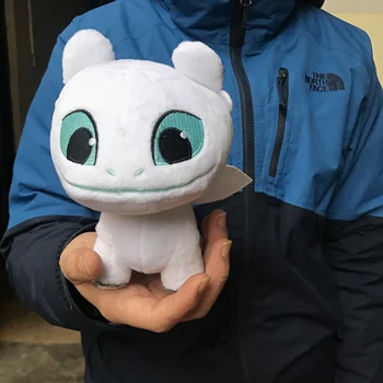 

Bulk 10 pcs How to Train Your Dragon 3 Light Fury plush toy Toothless's girlfriend white dragon soft Stuffed Doll wholesale