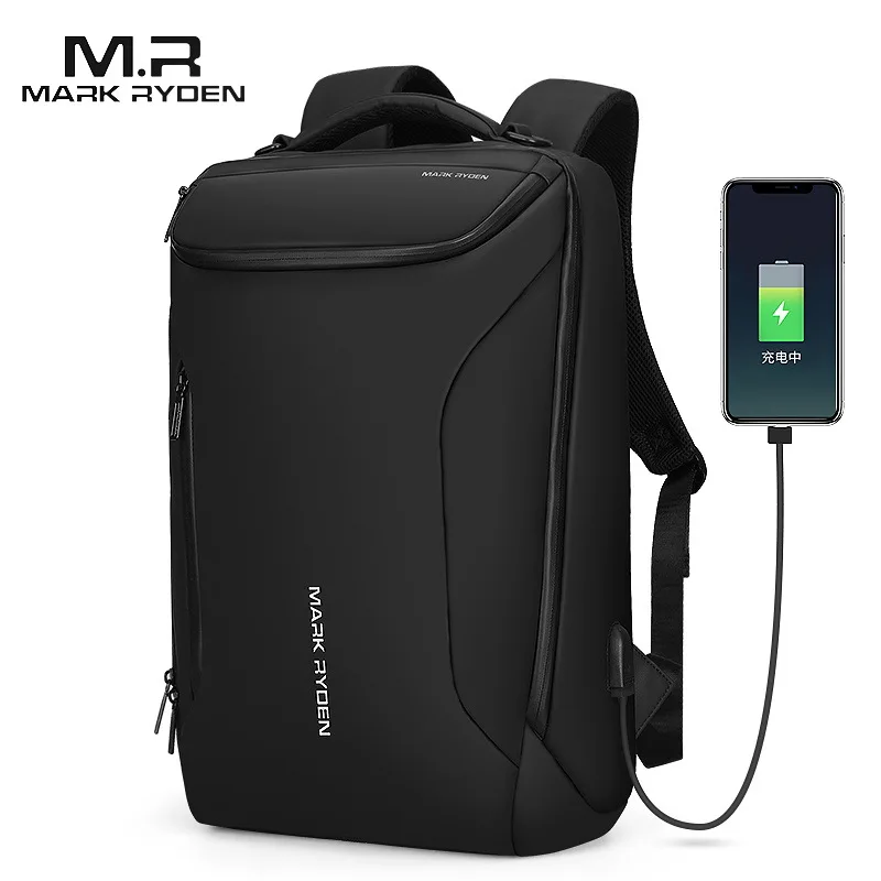 Mark Ryden 2019 New Anti-Thief Fashion Men Backpack Multifunctional Waterproof 15.6 inch Laptop Bag Man USB Travel Charging Bag