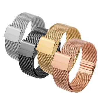 

12/14/16/20mm Watch Strap Metal Magnetic Mesh Stainless Steel Wristwatch Band Quick Release Watch Band for DW Watch hot 2019