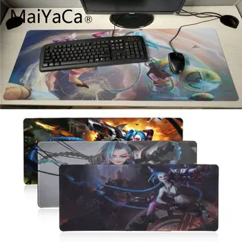 

MaiYaCa New Arrivals Loose Cannon Jinx High Speed New Mousepad Unique Desktop Pad Keyboard Mat Big Size Game Mousepad