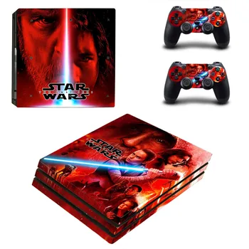 

Star Wars The Last Jedi PS4 Pro Skin Sticker Decal for Sony PlayStation 4 Console and 2 Controllers PS4 Pro Skin Sticker Vinyl