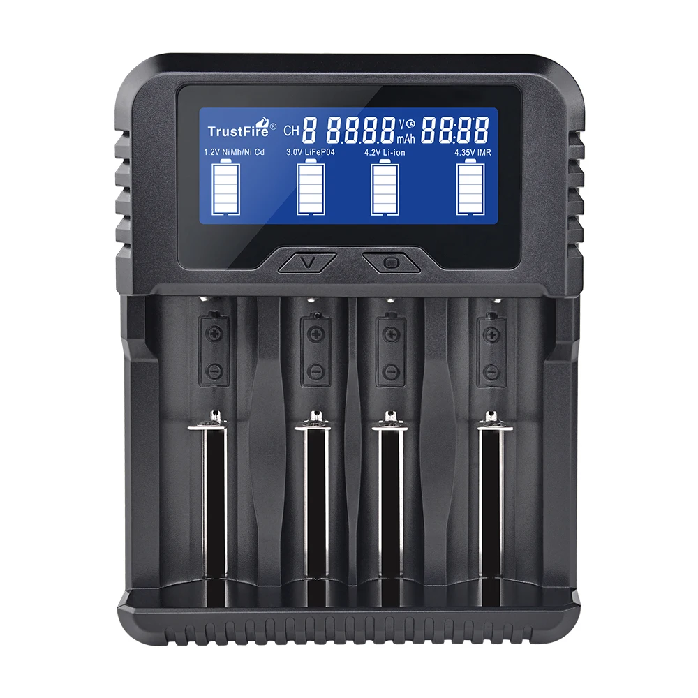 

TR-020 power bank for rechargeable batteries Charger Li-ion battery USB portable electronic 18650 10440 14500 battery charger