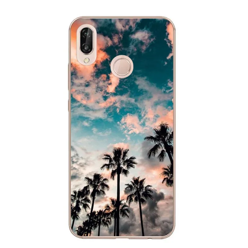 Летний Мягкий ТПУ силиконовый чехол для телефона huawei mate 10 lite mate 20 Pro P8Lite P9 P10 Lite P20 Pro P30 Lite P30 Pro Чехол - Цвет: TPU