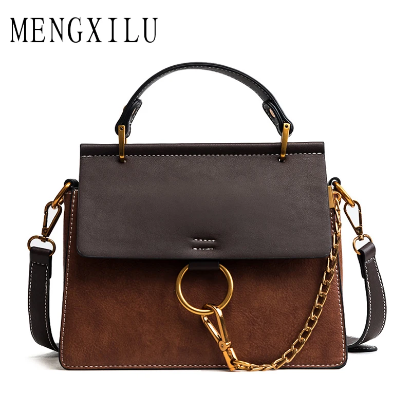 MENGXILU Brand Women Messenger Bags Flap Vintage Crossbody Handbags Women Famous Fashion Leather Tote Bag Ladies Panelled 2018 MENGXILU Brand Women Messenger Bags Flap Vintage Crossbody Handbags Women Famous Fashion Leather Tote Bag Ladies Panelled 2018