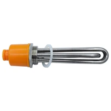 Water Heating Element for Solar Water Tank 220V/380V 3KW/4.5KW/6KW/9KW/12KW DN40 Thread 304 Thickened Stainless Steel Heater Water Heating Element for Solar Water Tank 220V/380V 3KW/4.5KW/6KW/9KW/12KW DN40 Thread 304 Thickened Stainless Steel Heater